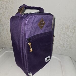 Purple Insulated Lunch Bag